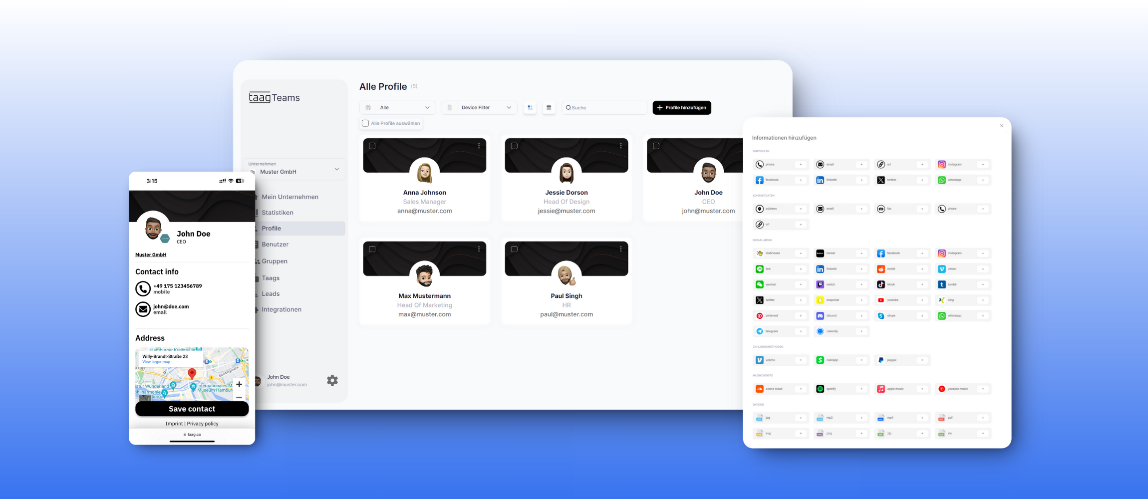 mytaag web features