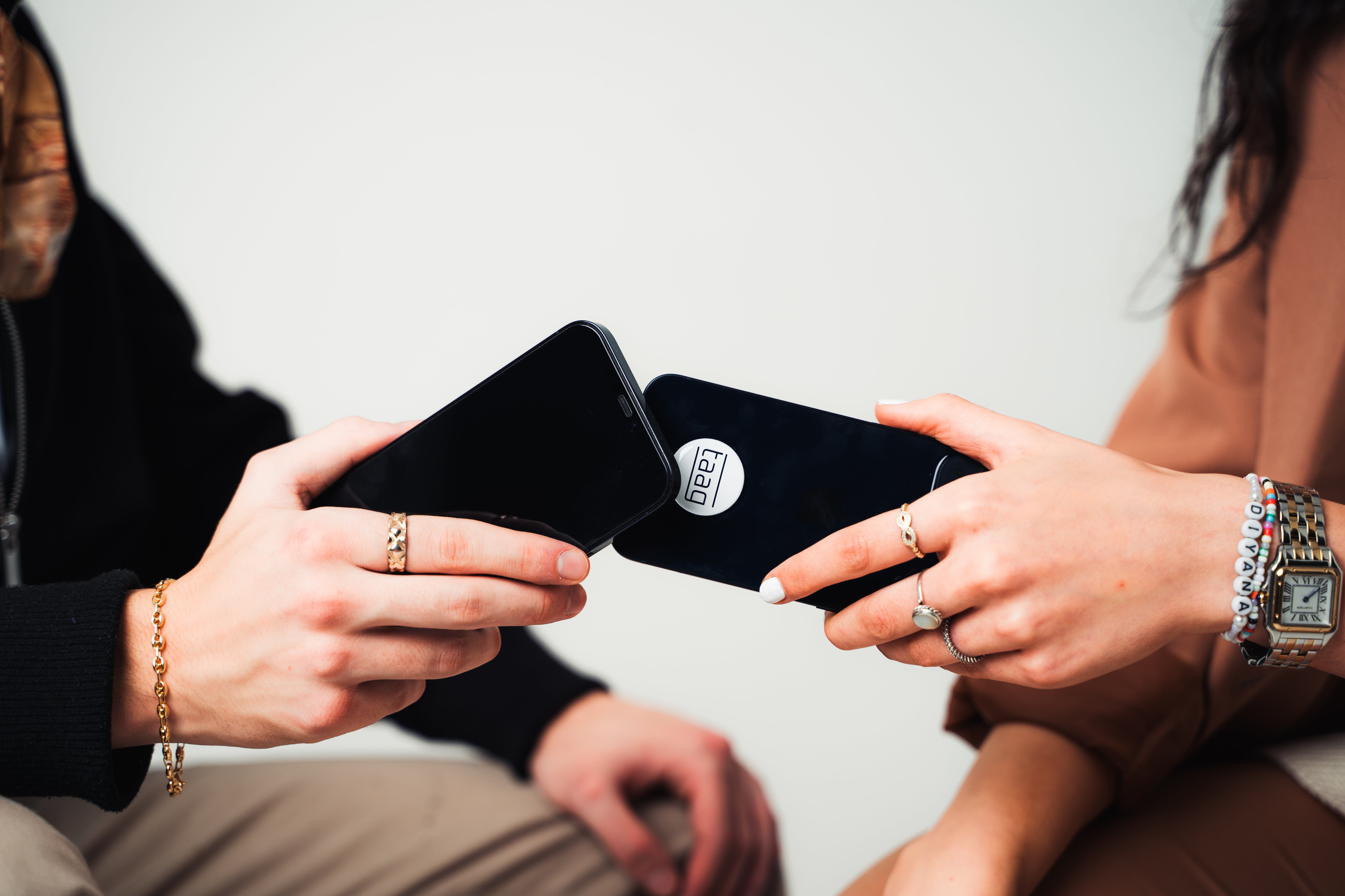scan einer digitalen visitenkarte via nfc